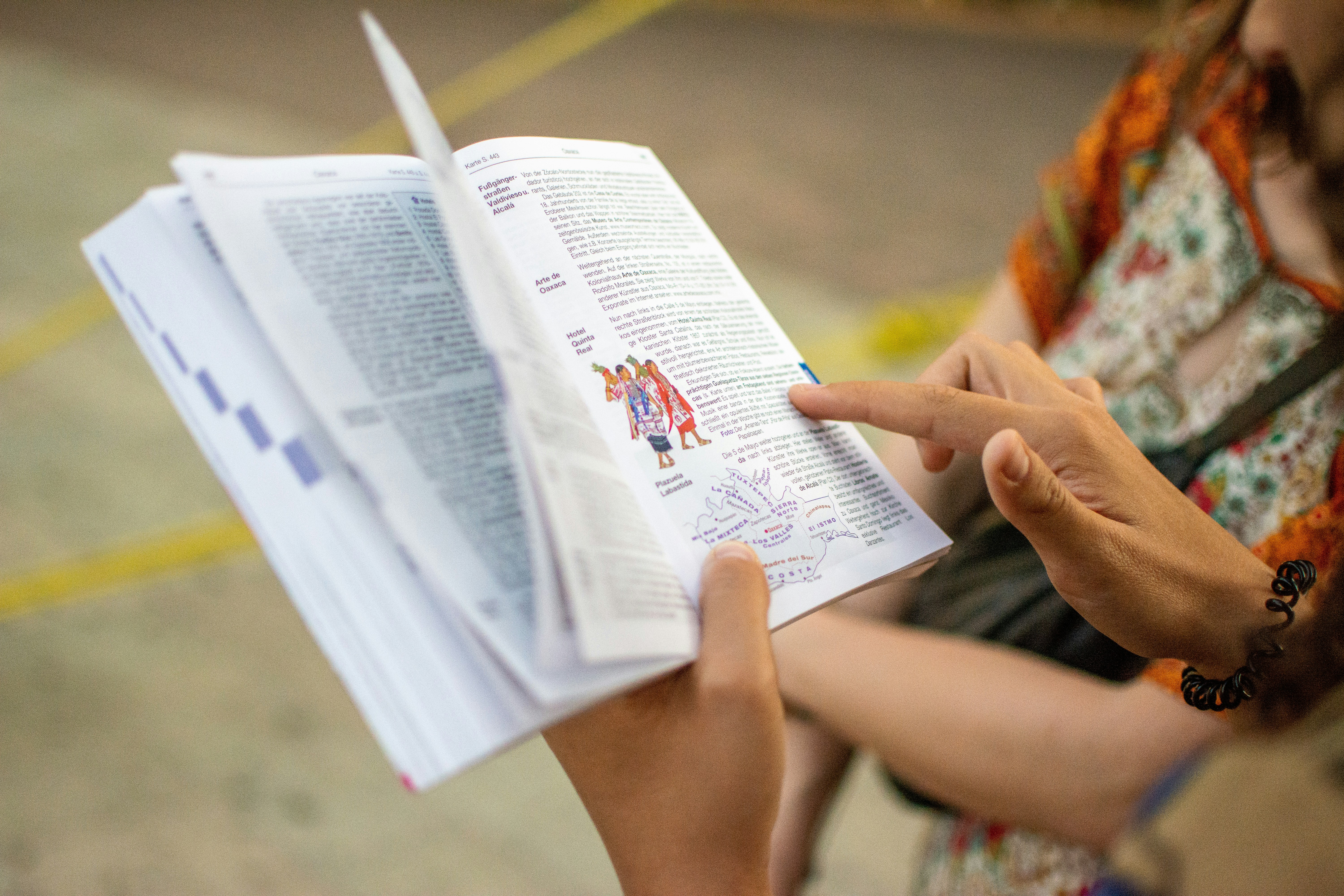 Guide Book by School Play Scripts reading book