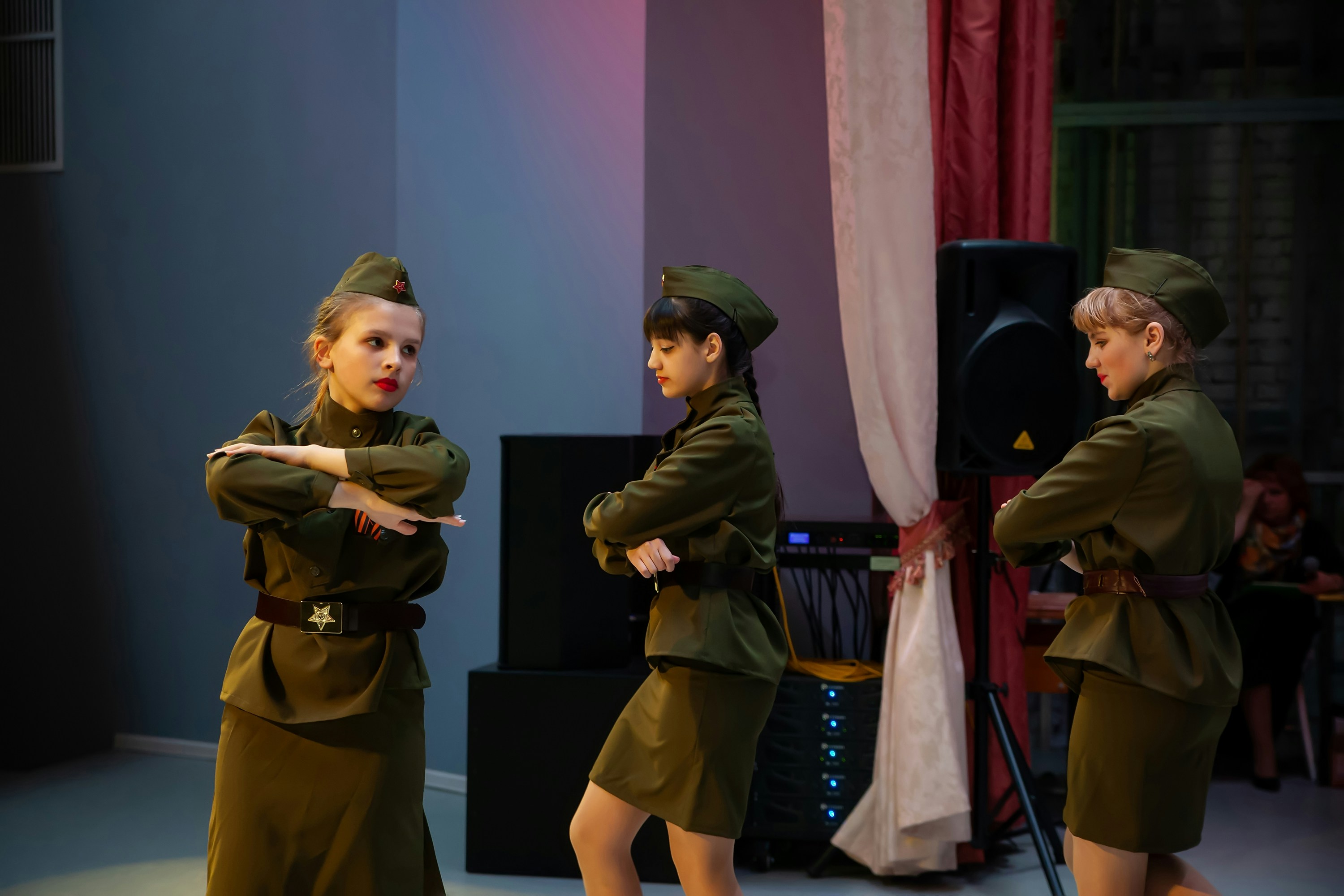 a group of people in uniform