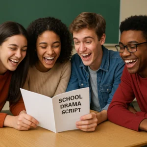 Featured image for 25 Hilarious Drama Scripts for School 2026