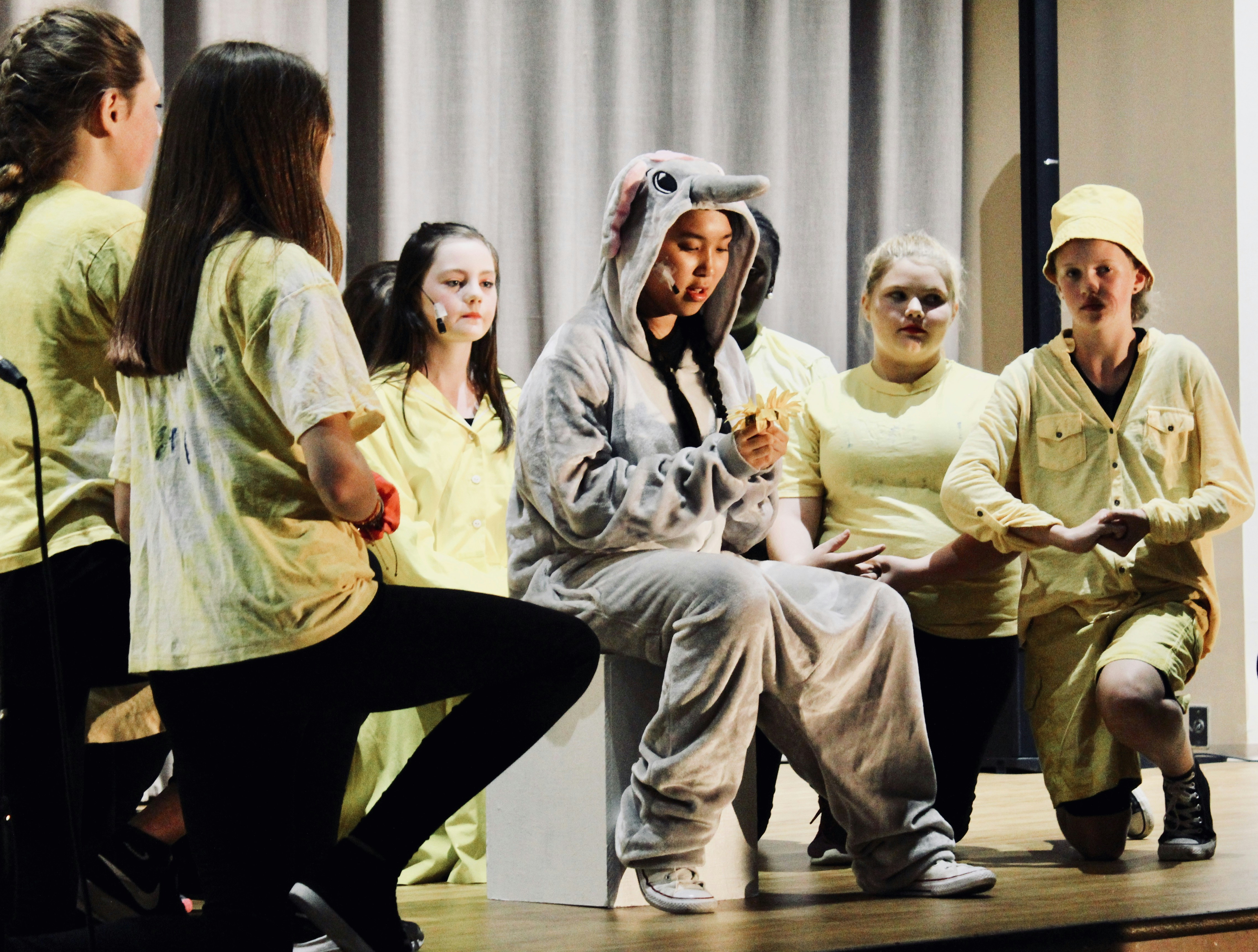 Theater Troupe Suessical by School Play Scripts group of people sitting on floor
