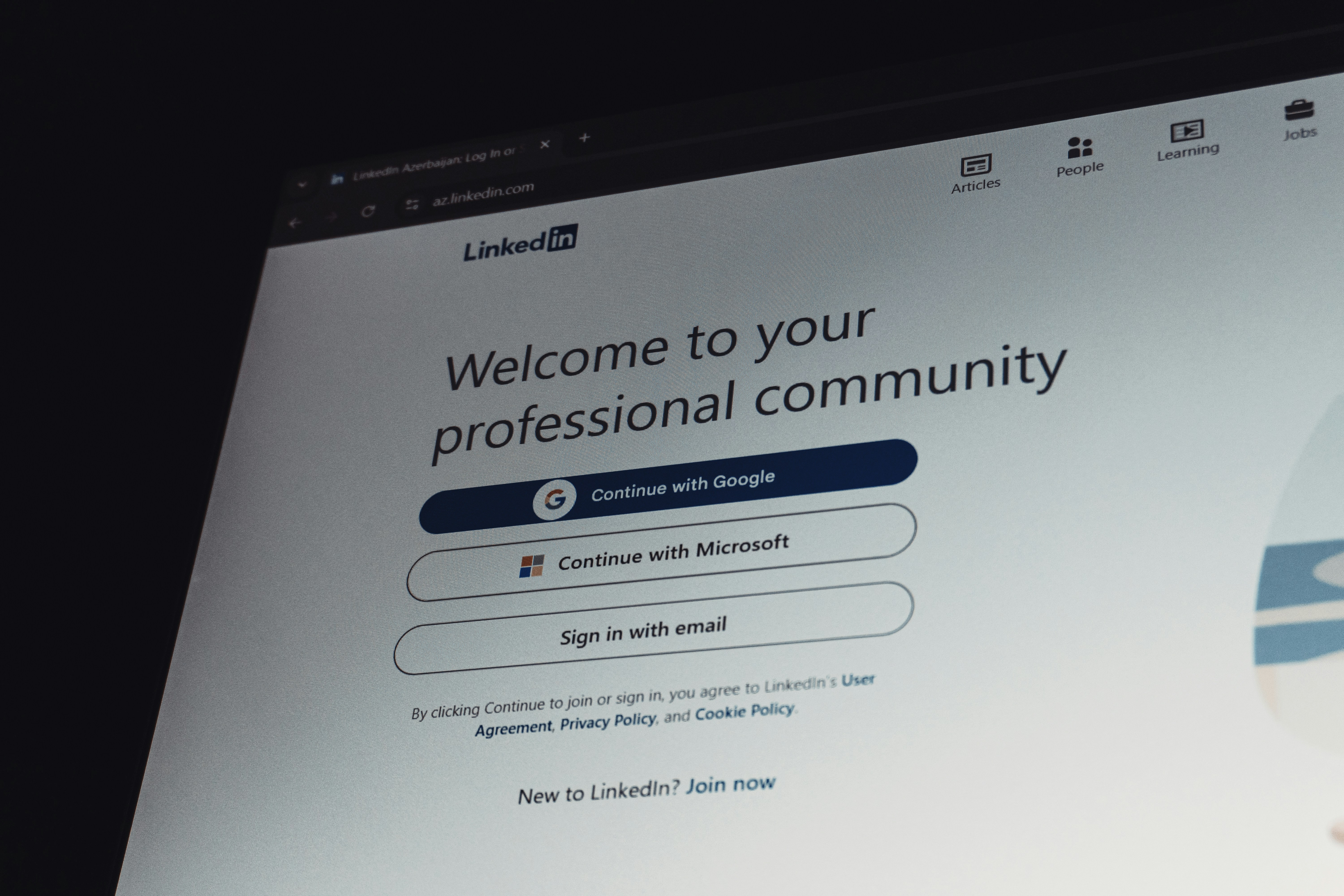 ❓ FAQ by School Play Scripts Linkedin login screen with sign-in options