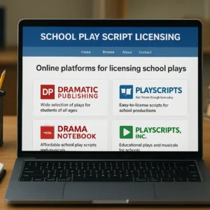 Featured image for Top 7 Online Platforms for School Play Script Licensing 2026
