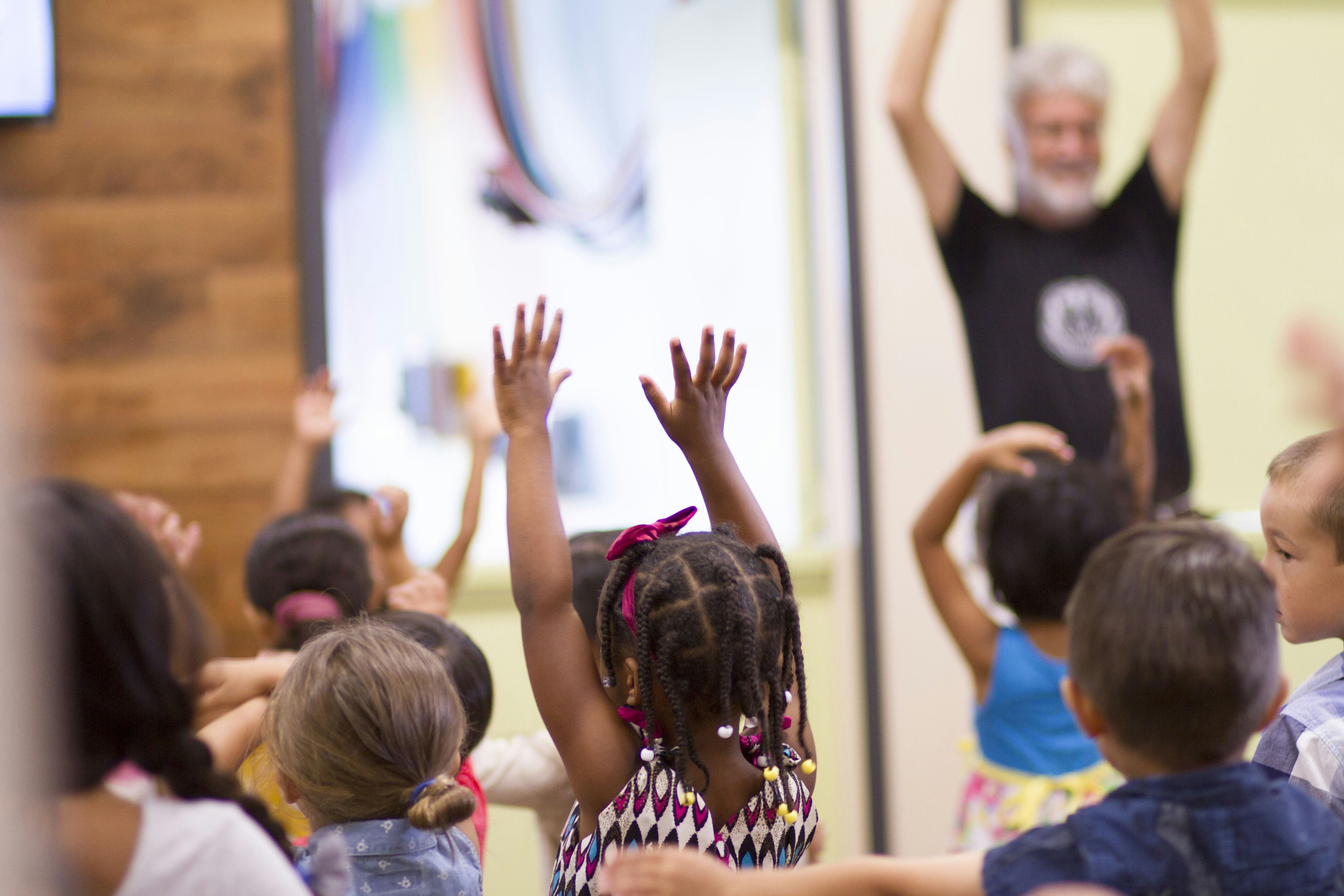 Children's Ministry by School Play Scripts children lifting hands