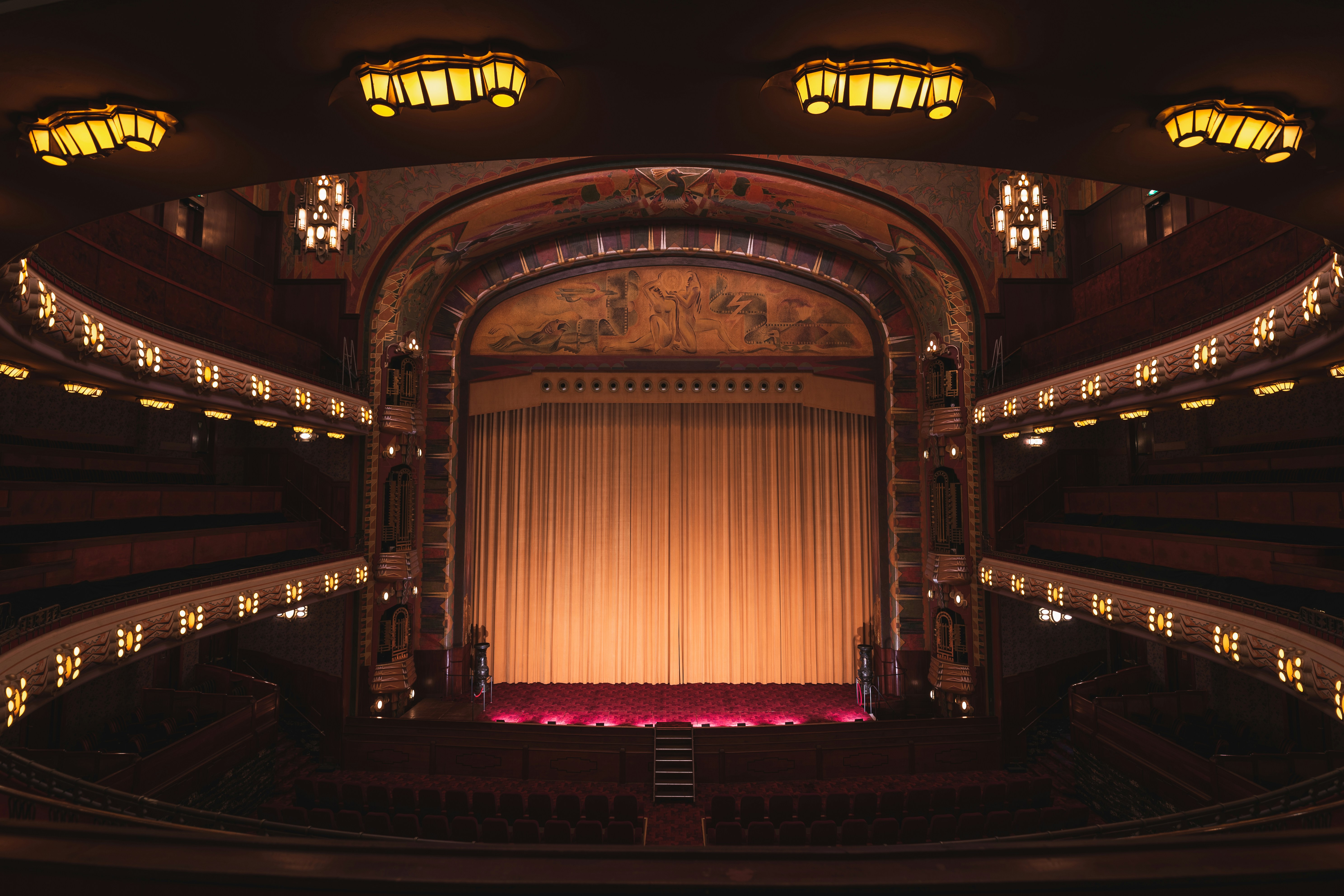 🎬 Conclusion: Your Stage is Waiting by School Play Scripts red and brown stage with lights