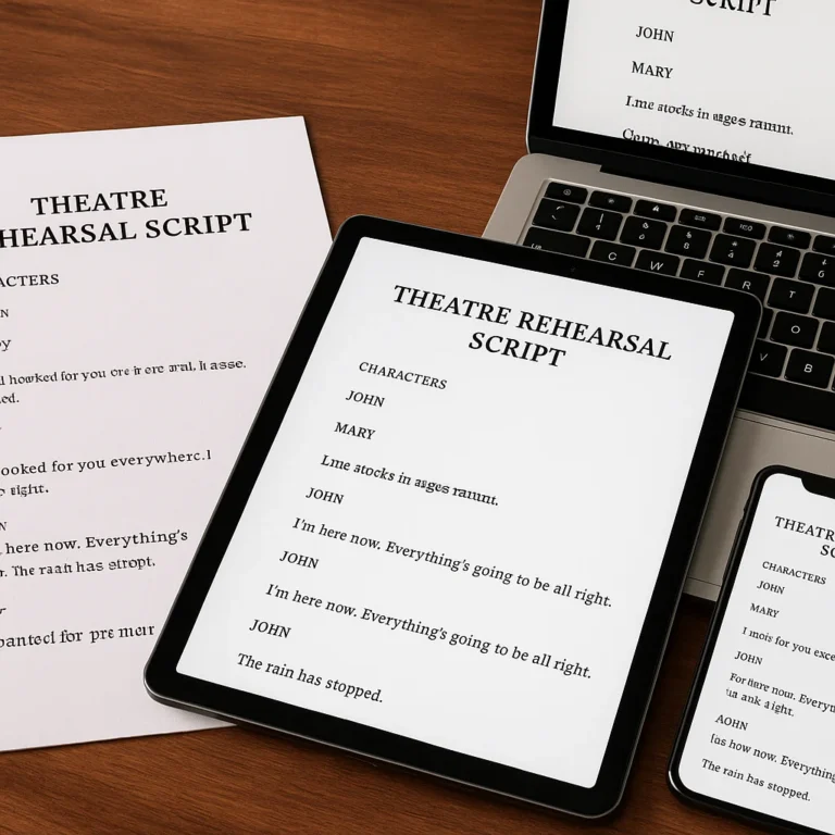 Featured image for 7 Essential Digital Tools for Theatre Rehearsals 2026