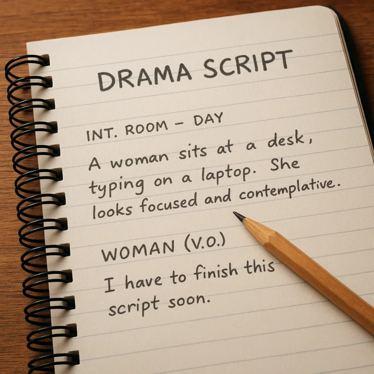 Featured image for How to Write a Drama Script in English The Ultimate 2026 Guide