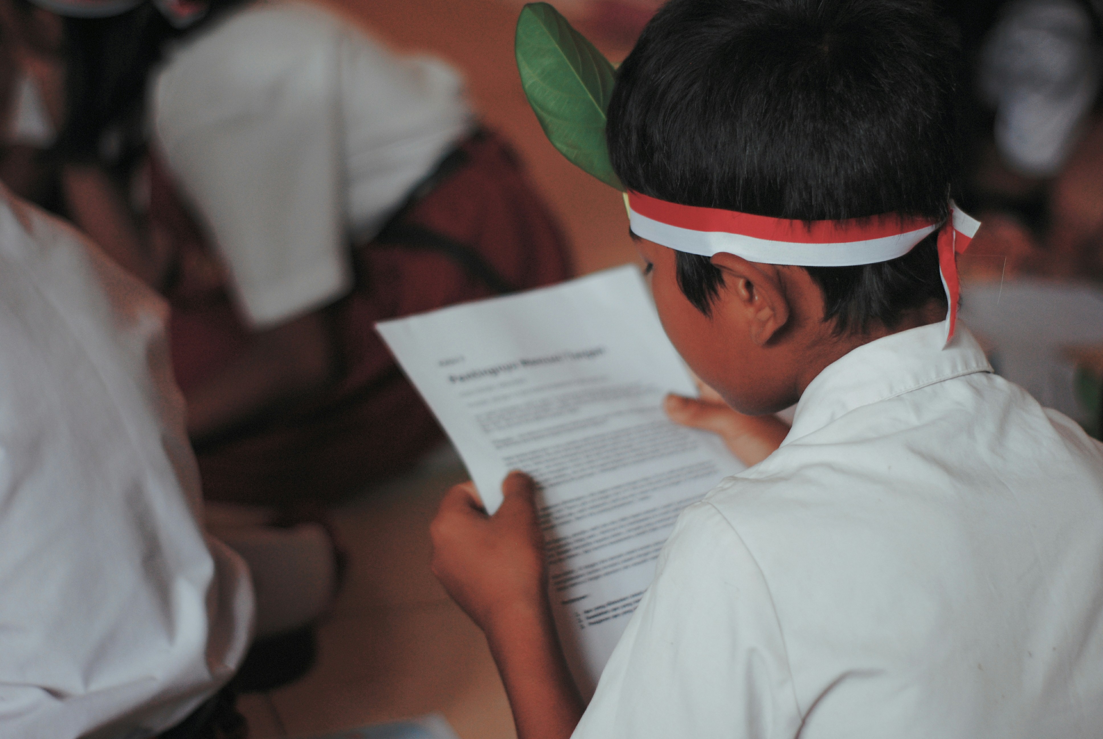 🏆 Conclusion by School Play Scripts boy reading a paper