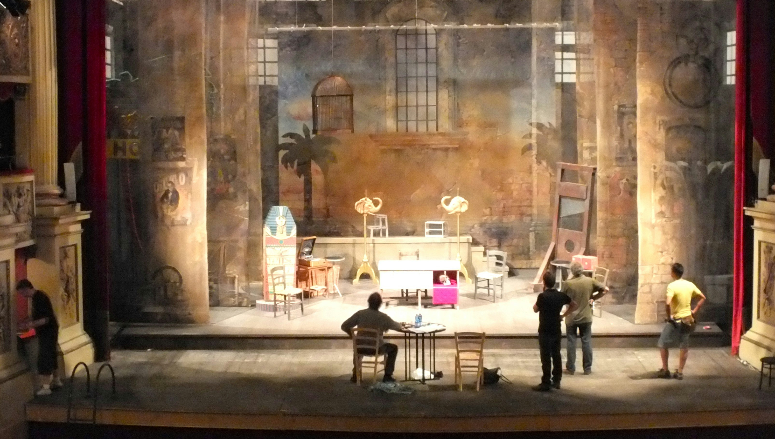 🎭 Conclusion: Building Worlds, One Plywood Sheet at a Time by School Play Scripts group of people inside the building